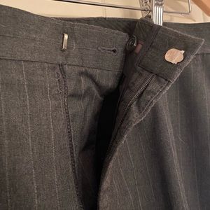 Banana Republic black pinstripe dress pants. ‘Tailor Fit’ size 35x30